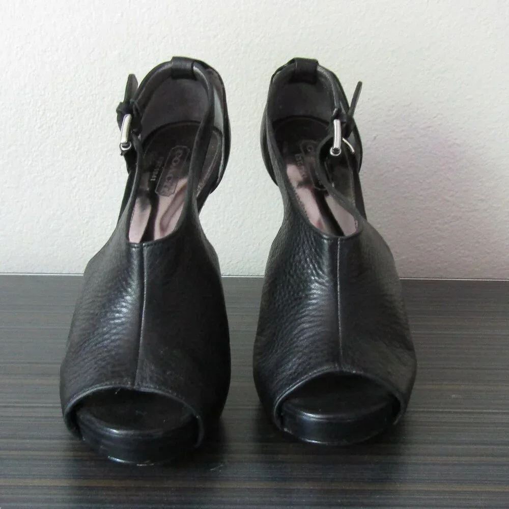 Coach Open Toe Stiletto 5.5B